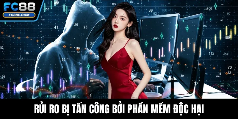 Rủi ro bị tấn công bởi phần mềm độc hại