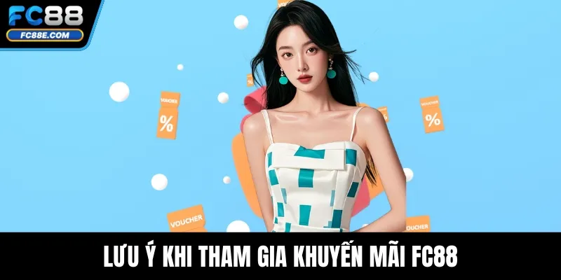 Khuyến Mãi FC88 – Cơ Hội Nhận Thưởng Hấp Dẫn Mỗi Ngày 5 Lưu ý khi tham gia khuyến mãi FC88