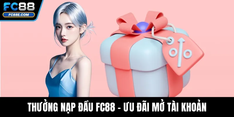 Thưởng Nạp Đầu FC88 – Ưu Đãi Mở Tài Khoản Cực Hấp Dẫn